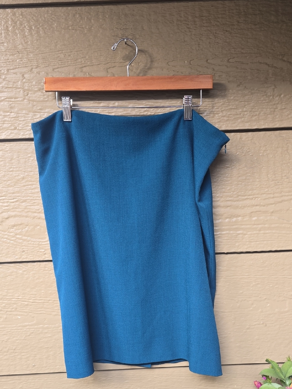 M.M. Laulfleur The Noho Teal pencil skirt 16